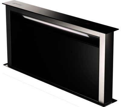 SMEG KDD90VXE Island Cooker Hood - Stainless Steel & Black Glass SMEG KDD90VXE Island Cooker Hood - Stainless Steel & Black Glass